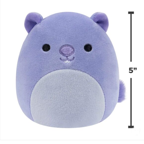 "5/$35" 5-inch Squishmallow Javari the Lavender Groundhog - Picture 1 of 8